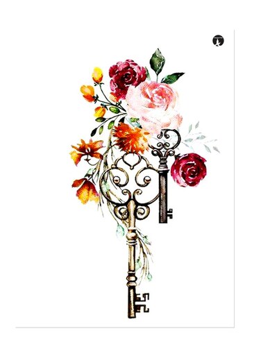 Printed Wall Sticker Multicolour 20cm
