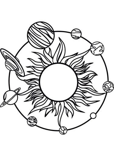 Decorative Wall Sticker Black 20cm