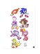 Printed Wall Sticker Multicolour 20cm
