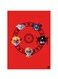 Printed Wall Sticker Multicolour 20cm