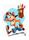 Printed Wall Sticker Multicolour 20cm