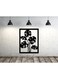 Decorative Wall Sticker Black 20cm