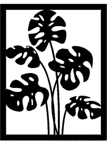 Decorative Wall Sticker Black 20cm