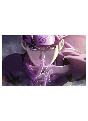 Shippuden Characters Poster Wall Sticker Multicolour 51 x 36cm