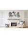 Decorative Wall Sticker Black 20cm