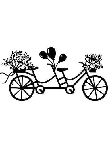 Decorative Wall Sticker Black 20cm