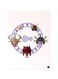 Printed Wall Sticker Multicolour 20cm