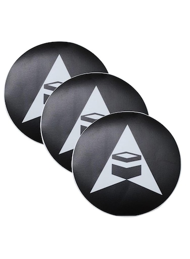 Qibla Sign for Praying 3pcs Bundle of Vinyl Sticker Signage to indicate Qibla Vinyl Decal Stickers for Muslim Kaaba ROUND B