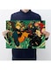 Naruto Anime Retro Kraft Paper Poster Bar Bedroom Decoration Painting Wall Sticker Multicolour 70 x 23cm