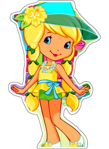 Girl Design Decorative Wall Sticker Multicolour