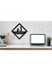Decorative Wall Sticker Black 20cm