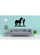 Decorative Wall Sticker Black 20cm