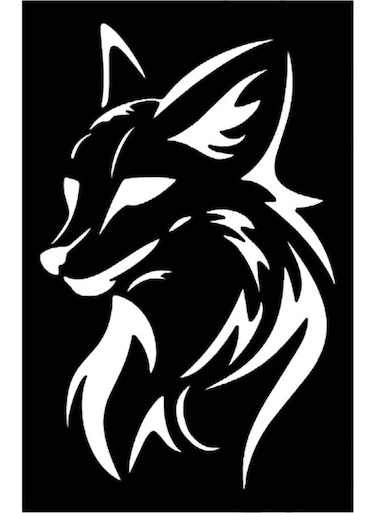 Decorative Wall Sticker Black 20cm