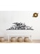 Decorative Wall Sticker Black 20cm