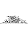 Decorative Wall Sticker Black 20cm