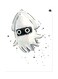 Printed Wall Sticker Multicolour 20cm