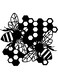 Decorative Wall Sticker Black 20cm