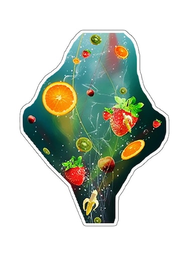 Wall Sticker Multicolour 10x10cm