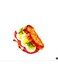 Printed Wall Sticker Multicolour 20cm