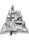 Decorative Wall Sticker Black 20cm