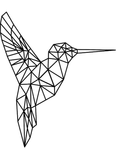 Decorative Wall Sticker Black 20cm