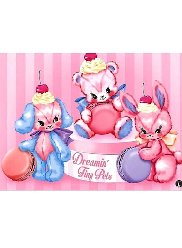 Printed Wall Sticker Multicolour 20cm