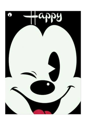Printed Wall Sticker Multicolour 20cm
