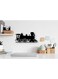 Decorative Wall Sticker Black 20cm