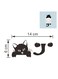 Animal Switch Sticker Black 14x6centimeter