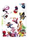 Printed Wall Sticker Multicolour 20cm