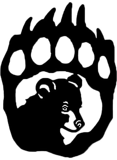 Decorative Wall Sticker Black 20cm