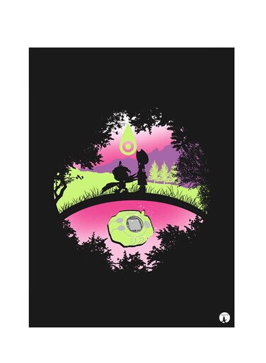 Printed Wall Sticker Multicolour 20cm