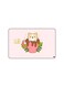 PRINTED BANK CARD STICKER Cute Cat Drawing In Chocolate Cup