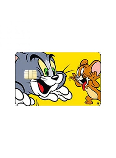 PRINTED BANK CARD STICKER Animation Tom And Jerry By Warner Bros