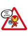 Superhero Baby On Board Car Sticker