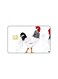 PRINTED BANK CARD STICKER Beautiful Rooster Vintage Art
