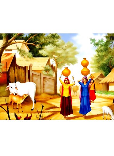 Printed Wall Sticker Multicolour 20cm