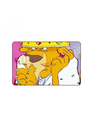 PRINTED BANK CARD STICKER Animation King Arthur From The Sword In The Stone By Disney