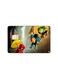 PRINTED BANK CARD STICKER Cute Kids Drawing Playing In Rain