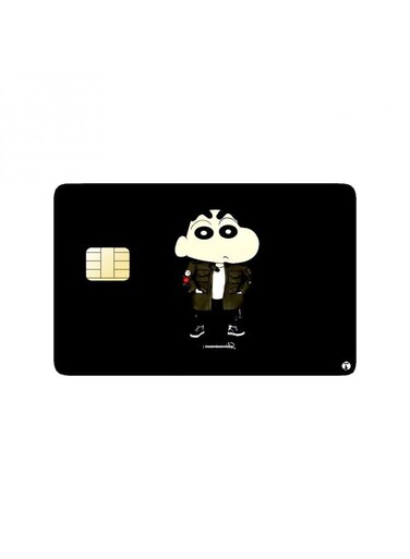 PRINTED BANK CARD STICKER Shinnosuke From Crayon Shin Chan Anime