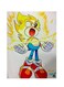Printed Wall Sticker Multicolour 20cm