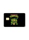 PRINTED BANK CARD STICKER Animation Mutant Ninja Turtles