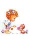 Printed Wall Sticker Multicolour 20cm