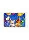 PRINTED BANK CARD STICKER Cute Animals Drawing In Airballoon