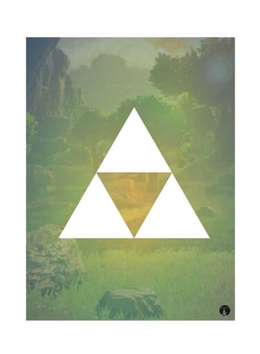 Printed Wall Sticker Multicolour 20cm