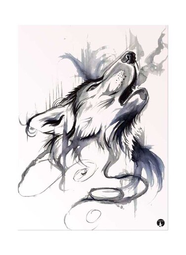 Printed Wall Sticker Multicolour 20cm