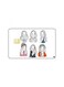 PRINTED BANK CARD STICKER Cute Stylish Girls Drawing