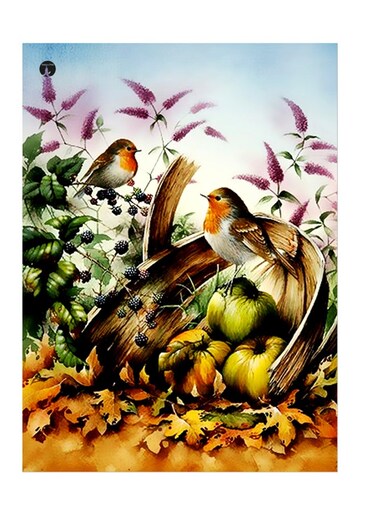 Printed Wall Sticker Multicolour 20cm