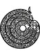 Decorative Wall Sticker Black 20cm