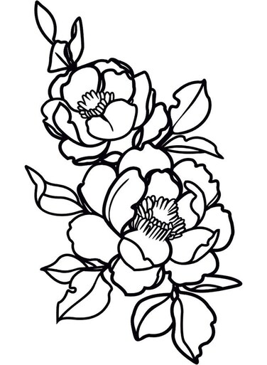 Decorative Wall Sticker Black 20cm